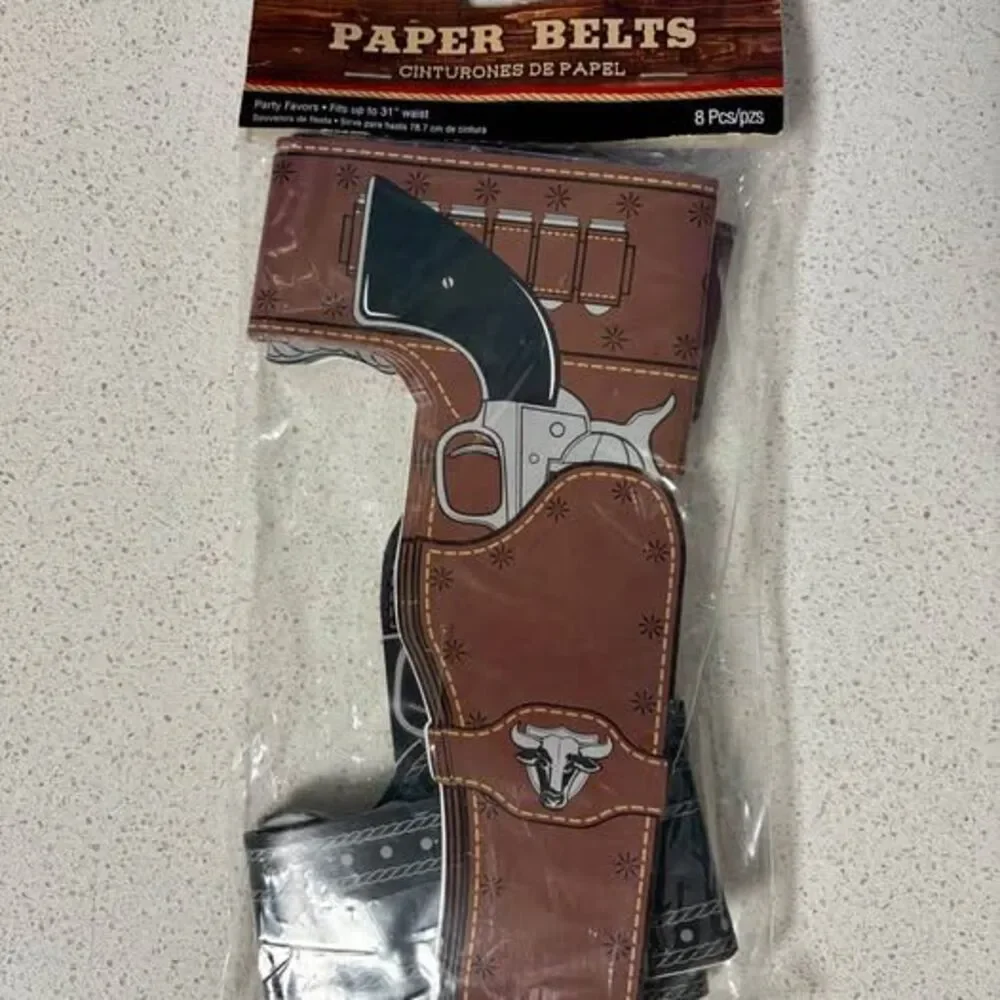 Paper Belt Western Party Favors